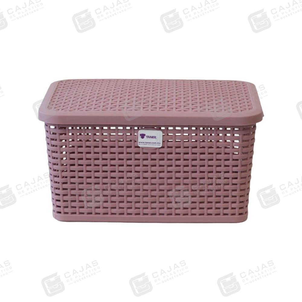 Caja Rattan Con Tapa Mexico Queretaro 01