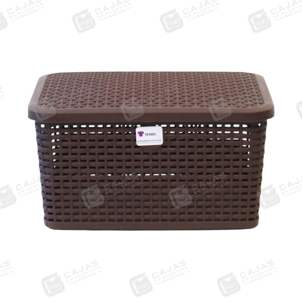 Caja Rattan Con Tapa Mexico Queretaro 02