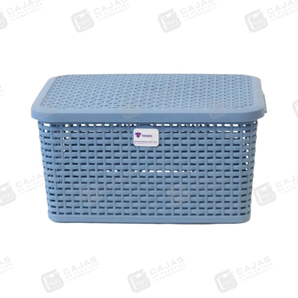 Caja Rattan Con Tapa Mexico Queretaro 03